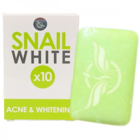 泰國Snail White蝸牛原液10倍煥白抗痘潔面皂(70g)