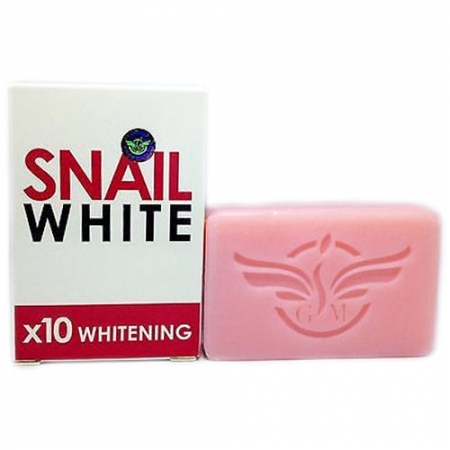 泰國Snail White蝸牛原液10倍煥白保濕潔面皂(70g)