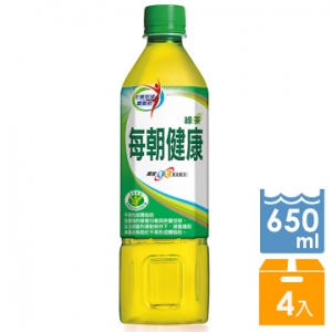 每朝-綠茶系列650ml*4入